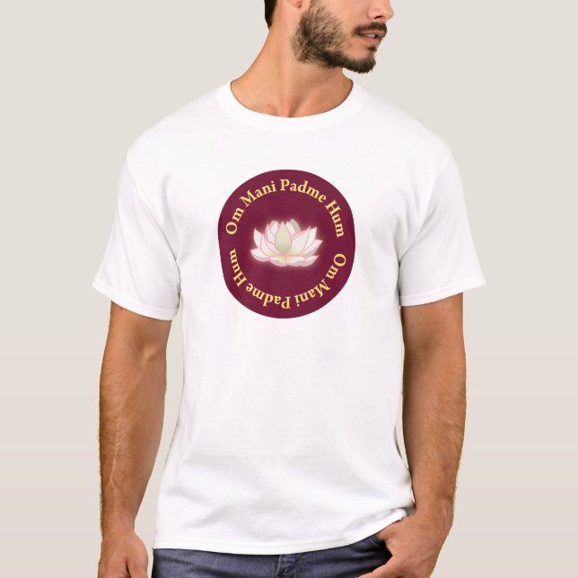 T-shirts Om Mani Padme Hum (Frente)