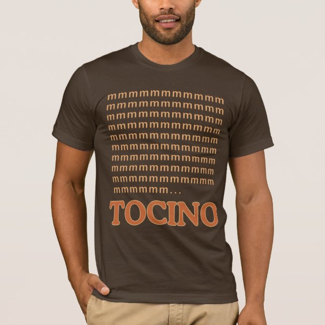 T-shirts OM NOM mmm... TOCINO (Frente)
