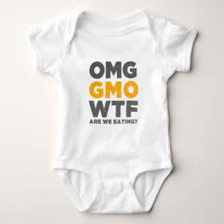 T-shirts OMG GMO WTF são nós que comemos?