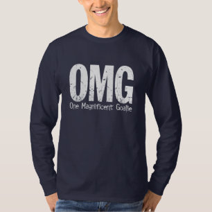 T-shirts OMG: Um Goalie Magnífico (Hóquei)