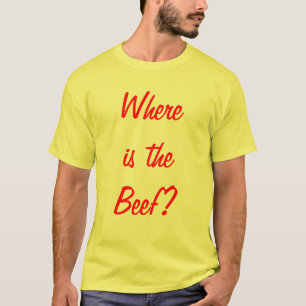 T-shirts Onde está a carne?