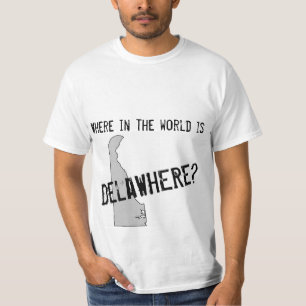 T-shirts Onde está Delawhere?