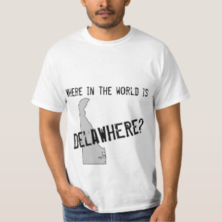 T-shirts Onde está Delawhere?
