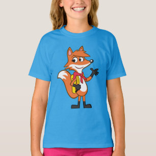 T-shirts Ondulação do Fox do rick   Scarlett da guarda