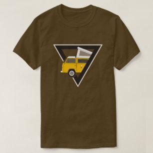 T-shirts ônibus amarelo clássico do triângulo