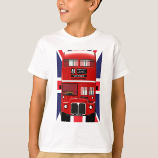 T-shirts Ônibus de Londres com Union Jack