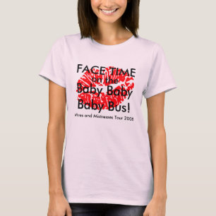 T-shirts ônibus do bebê do bebê do bebê