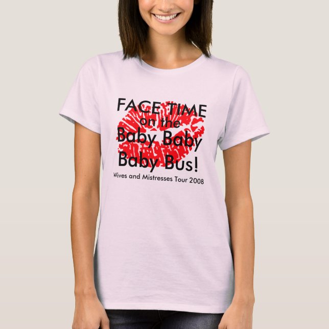 T-shirts ônibus do bebê do bebê do bebê (Frente)
