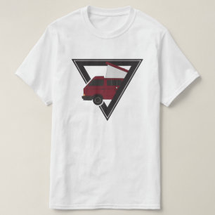 T-shirts ônibus marrom do triângulo