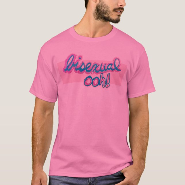 T-shirts Ooh bissexual! (Frente)
