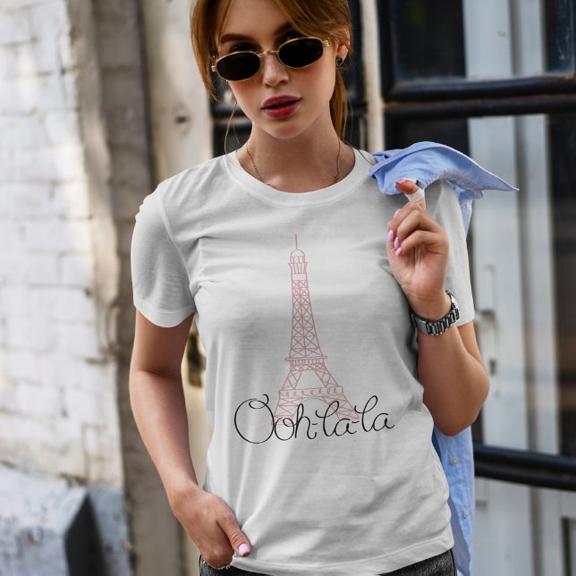 T-shirts Ooh la Eiffel Tower (Criador carregado)