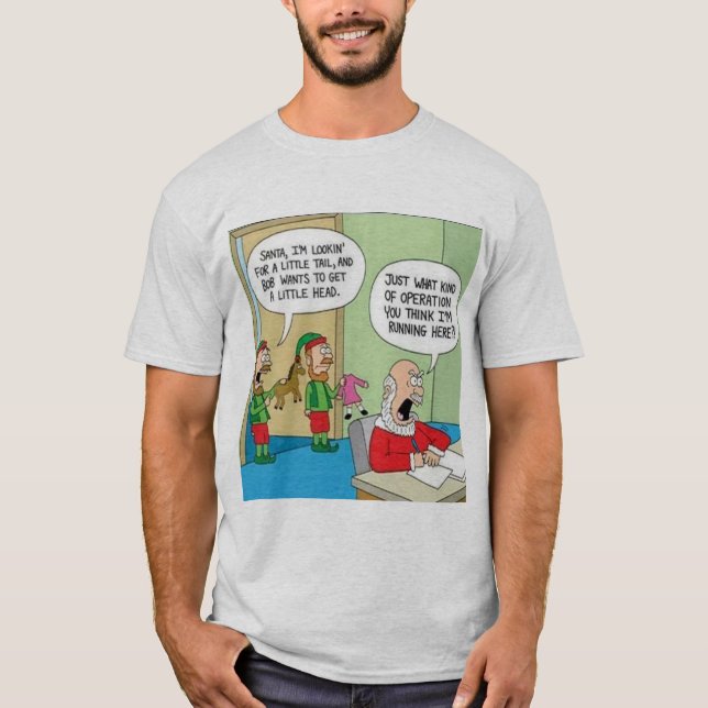 T-shirts Operação do Workshop de papais noeis (Frente)