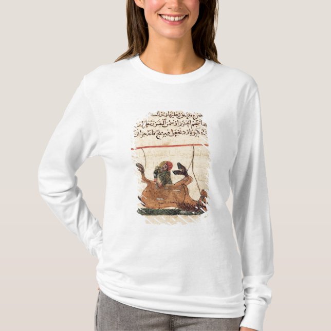 T-shirts Operação em um cavalo, ilustração (Frente)