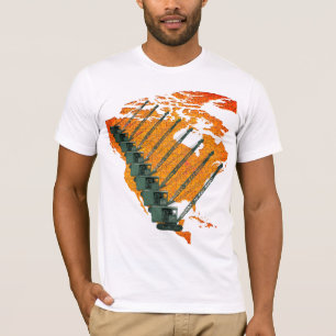 T-SHIRTS OPERADOR CRANE US MAP JIGSAW QUEBRA-CABEÇA OPERATO