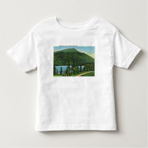 T-shirts Opinião azul do lago Mt da montanha