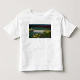 T-shirts Opinião da noite, represa grande de Coulee