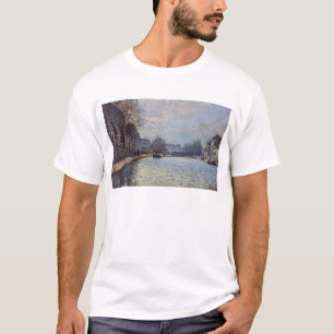 T-shirts Opinião de Alfred Sisley   do canal St Martin,