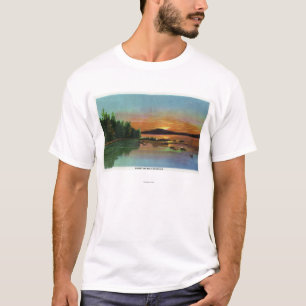 T-shirts Opinião de MaineSunset na montanha calva