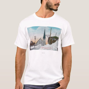 T-shirts Opinião do inverno da avenida de Steadman coberta