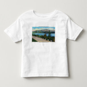 T-shirts Opinião do lago eagle da estrada do Mt do cadilla