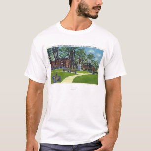 T-shirts Opinião memorável do monumento do parque de Sewa
