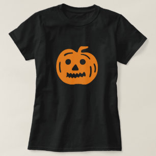T-shirts Orange Jack-O-Lanterna Pumpkin Halloween