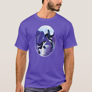 T-shirts Orcas em uma baía