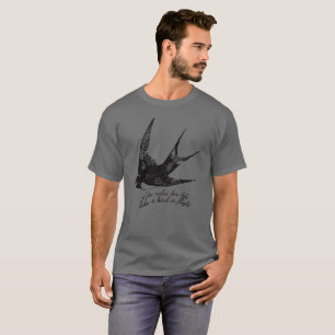 T-SHIRTS ORDENA SUA VIDA COMO UM PÁSSARO EM VÔO