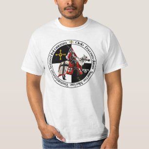 T-shirts Ordo Teutonicus Shirt com cavaleiro berittenem