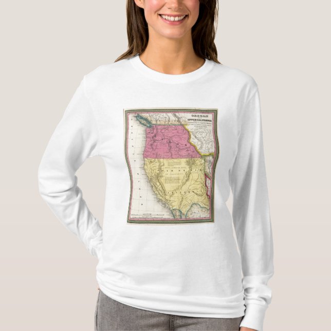 T-shirts Oregon e Califórnia superior (Frente)