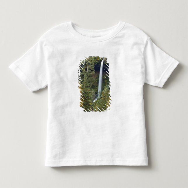 T-shirts Oregon, Parque Estadual Silver Falls, North Falls (Frente)