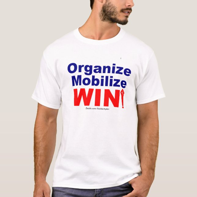 T-shirts Organizar-Mobilizar-VITÓRIA! (Frente)