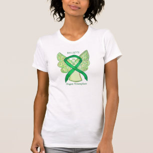 T-shirts Orgão transplanta o diafragma da fita de consciê