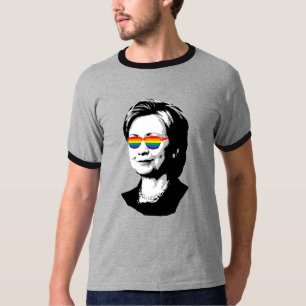 T-shirts Orgulho 2016 de Hillary Clinton - LGBT -