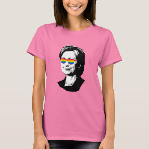 T-shirts Orgulho 2016 de Hillary Clinton - LGBT -