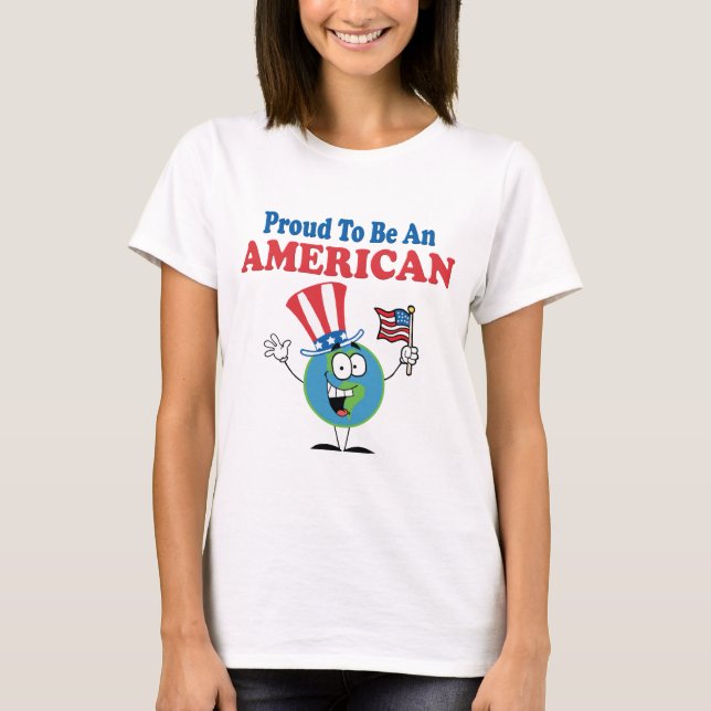 T-shirts Orgulho Americano (Frente)