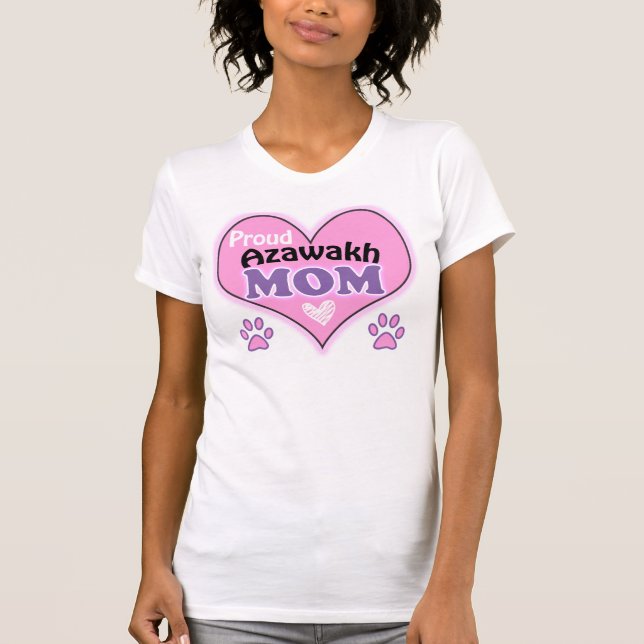 T-shirts Orgulho Azawakh Mãe (Frente)