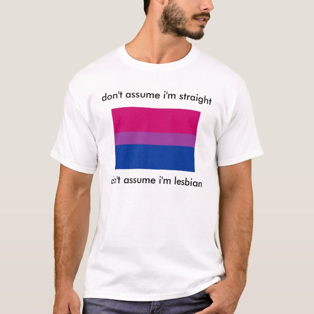 T-shirts orgulho bissexual (Frente)