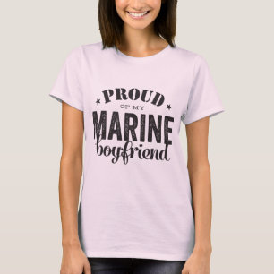 T-shirts Orgulho da minha namorado MARINE