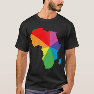 T-shirts orgulho de áfrica.