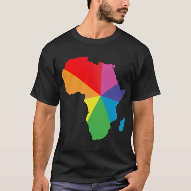 T-shirts orgulho de áfrica. (Frente)