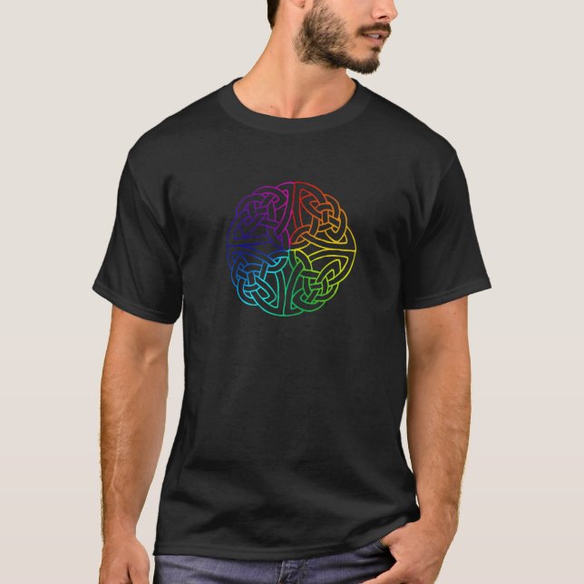 T-shirts Orgulho de gay e lesbiana celta/irlandês (Frente)
