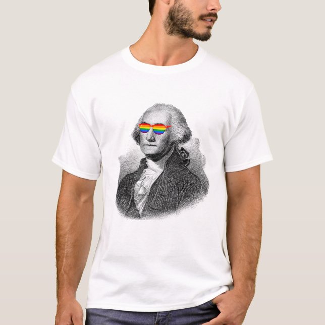 T-shirts Orgulho de George Washington (Frente)