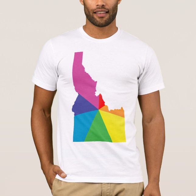 T-shirts orgulho de idaho. (Frente)