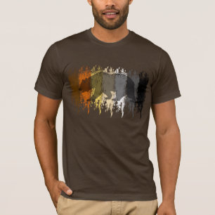 T-shirts Orgulho de Urso Gay Sombra Grunge Legal