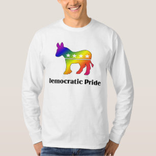 T-shirts Orgulho Democrática de GLBT (2)
