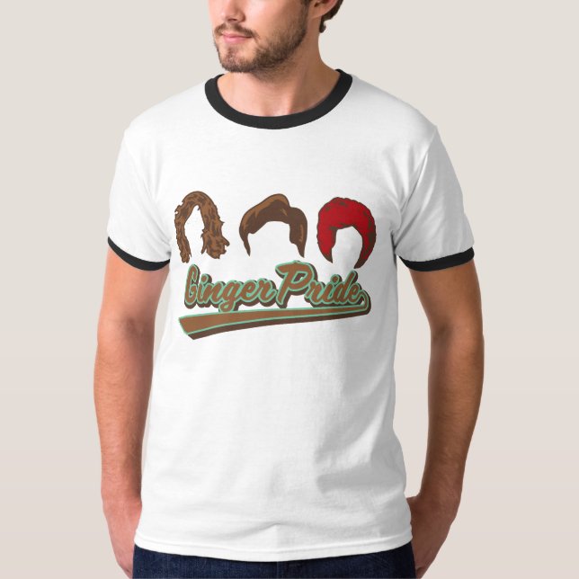 T-shirts Orgulho do gengibre! (Frente)