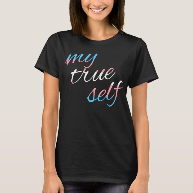 T-shirts Orgulho do transporte: Meu auto verdadeiro (Frente)