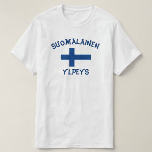 T-shirts orgulho finlandês de suomalainen ylpeys