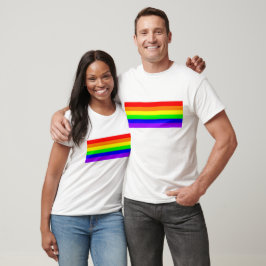 T-shirts Orgulho gay arco-íris